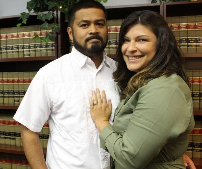 Gerry Realin (left) and his wife Jessica are working to get first responders workers' compensation benefits in Florida. Gerry Realin (left) and his wife Jessica are working to get first responders workers' compensation benefits in Florida.