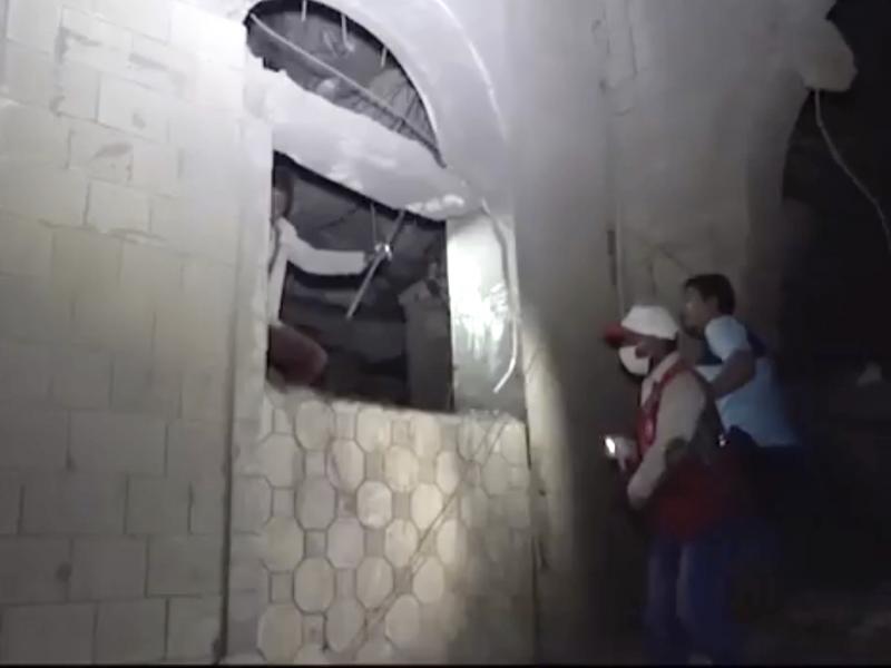 In this photo provided by Ansar Allah Media Office, a man is rescued early Friday, after Saudi-led airstrikes targeted a site in the contested city of Hodeida, Yemen. A Saudi-led airstrike targeting a prison run by Yemen's Houthi rebels killed and wounded In this photo provided by Ansar Allah Media Office, a man is rescued early Friday, after Saudi-led airstrikes targeted a site in the contested city of Hodeida, Yemen. A Saudi-led airstrike targeting a prison run by Yemen's Houthi rebels killed and wounded