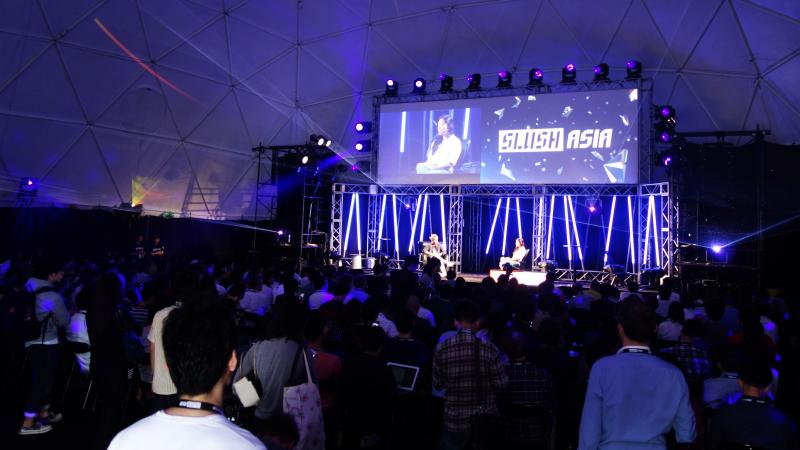 At Slush Asia, a new tech festival held in Tokyo in late April, the scene and the energy resembled a small-scale South by Southwest Interactive. At Slush Asia, a new tech festival held in Tokyo in late April, the scene and the energy resembled a small-scale South by Southwest Interactive.