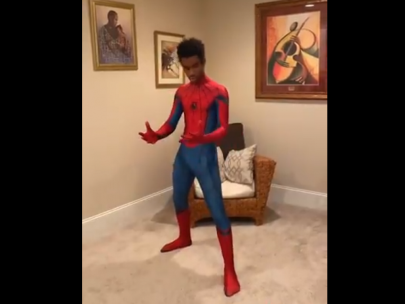 Julian Bass went viral for his superhero video with special effects. Julian Bass went viral for his superhero video with special effects.