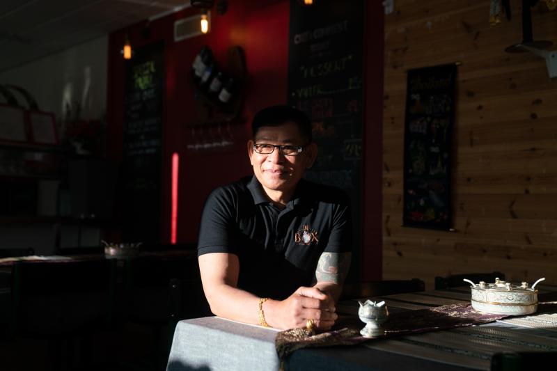 Suriya Paprajong moved to Greenland in the winter of 2001. Some 18 years later, he has built up a life, including opening his own restaurant. Suriya Paprajong moved to Greenland in the winter of 2001. Some 18 years later, he has built up a life, including opening his own restaurant.