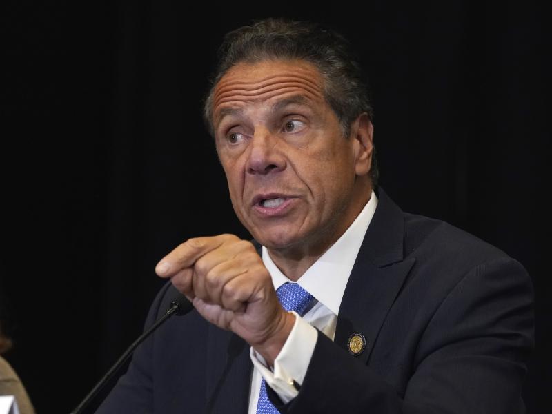 New York Gov. Andrew Cuomo, here in July, has faced calls to resign following the release of the state attorney general's report that alleges he sexually harassed 11 women. New York Gov. Andrew Cuomo, here in July, has faced calls to resign following the release of the state attorney general's report that alleges he sexually harassed 11 women.