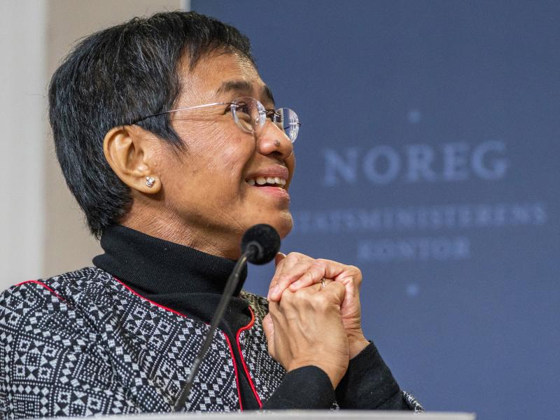 Maria Ressa announced in a speech in Hawaii, Tuesday, June 28, 2022, that the Philippine government is affirming a previous order to shut down Rappler, the news website she co-founded. Maria Ressa announced in a speech in Hawaii, Tuesday, June 28, 2022, that the Philippine government is affirming a previous order to shut down Rappler, the news website she co-founded.