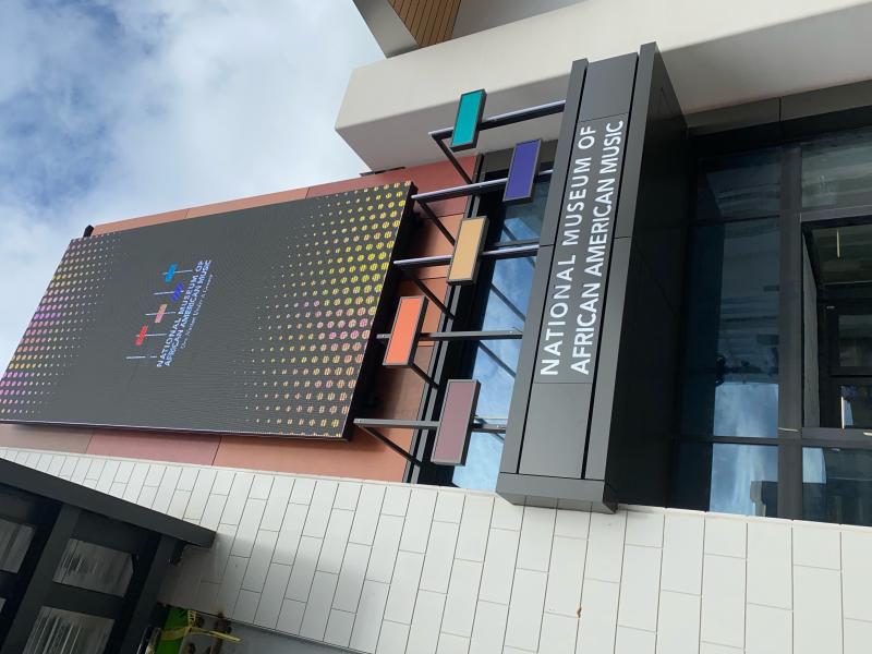 The National Museum of African American Music, in Nashville. The National Museum of African American Music, in Nashville.