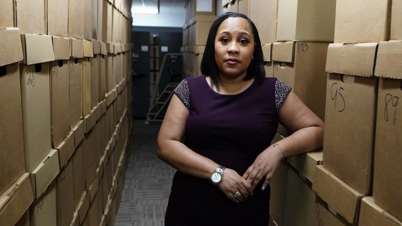 Fulton County District Attorney Fani Willis poses for a photo at her Atlanta office last February. Fulton County District Attorney Fani Willis poses for a photo at her Atlanta office last February.