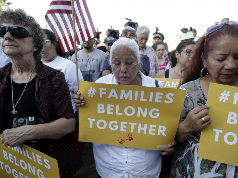 A Rally For Our Children event to protest the separation of migrant families last year in San Antonio. A federal judge ordered an end to the policy in June 2018. A Rally For Our Children event to protest the separation of migrant families last year in San Antonio. A federal judge ordered an end to the policy in June 2018.