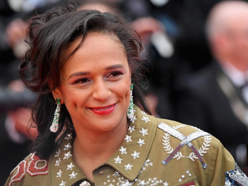 Isabel dos Santos, seen here attending a screening of BlacKkKlansman at the 2018 Cannes Film Festival in France, has been accused of embezzlement and money laundering in Angola. Isabel dos Santos, seen here attending a screening of BlacKkKlansman at the 2018 Cannes Film Festival in France, has been accused of embezzlement and money laundering in Angola.