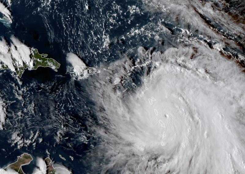Hurricane Maria, shown here as it neared Dominica on Sept. 18, is one of the storm names that has been retired. Hurricane Maria, shown here as it neared Dominica on Sept. 18, is one of the storm names that has been retired.