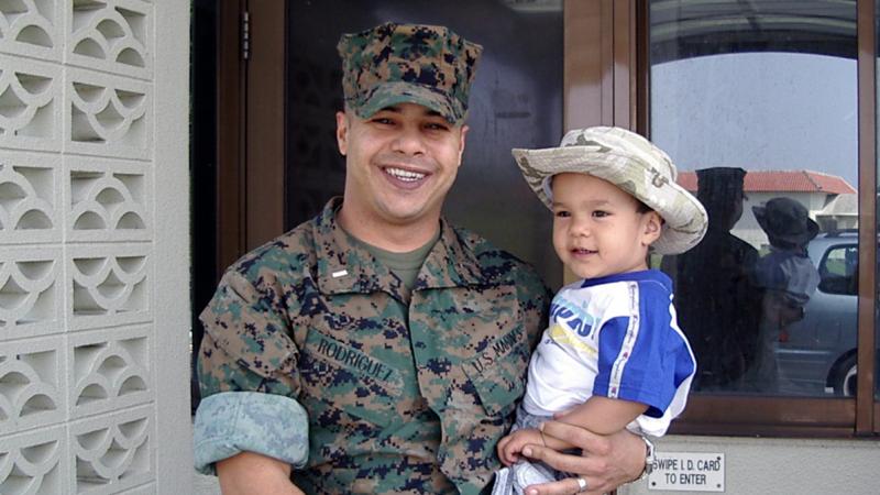 Ernesto Rodriguez and his son, Sebastian, when Sebastian was 2 years old. Ernesto Rodriguez and his son, Sebastian, when Sebastian was 2 years old.
