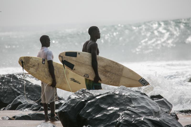 Benjamin McCrumade, at right, gets ready for the finals. Benjamin McCrumade, at right, gets ready for the finals.