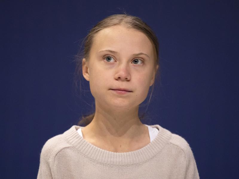 Swedish climate activist Greta Thunberg is seen Tuesday in Madrid at the U.N. climate conference. Swedish climate activist Greta Thunberg is seen Tuesday in Madrid at the U.N. climate conference.