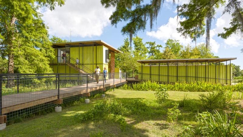 The Tulane City Center helped design and build New Orleans' Grow Dat Youth Farm, which employs local, disadvantaged high school students and teaches them about urban agriculture. The Tulane City Center helped design and build New Orleans' Grow Dat Youth Farm, which employs local, disadvantaged high school students and teaches them about urban agriculture.