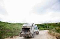 A truck drives past a closed section of the municipal landfill in Toa Baja, which is near Puerto Rico's capital city of San Juan. A truck drives past a closed section of the municipal landfill in Toa Baja, which is near Puerto Rico's capital city of San Juan.