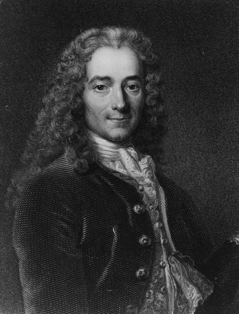 Francois-Marie Arouet, better known as Voltaire (1694-1778). The author and philosopher wrote 'Treatise on Tolerance,' on religious freedom, in 1763. It has gained a renewed readership after Islamist extremists carried out deadly attacks last month in Par Francois-Marie Arouet, better known as Voltaire (1694-1778). The author and philosopher wrote 'Treatise on Tolerance,' on religious freedom, in 1763. It has gained a renewed readership after Islamist extremists carried out deadly attacks last month in Par