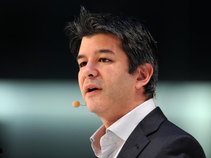 In this 2015 photograph, Uber co-founder and CEO Travis Kalanick speaks during the opening of the Digital Life Design Conference in Munich. In this 2015 photograph, Uber co-founder and CEO Travis Kalanick speaks during the opening of the Digital Life Design Conference in Munich.
