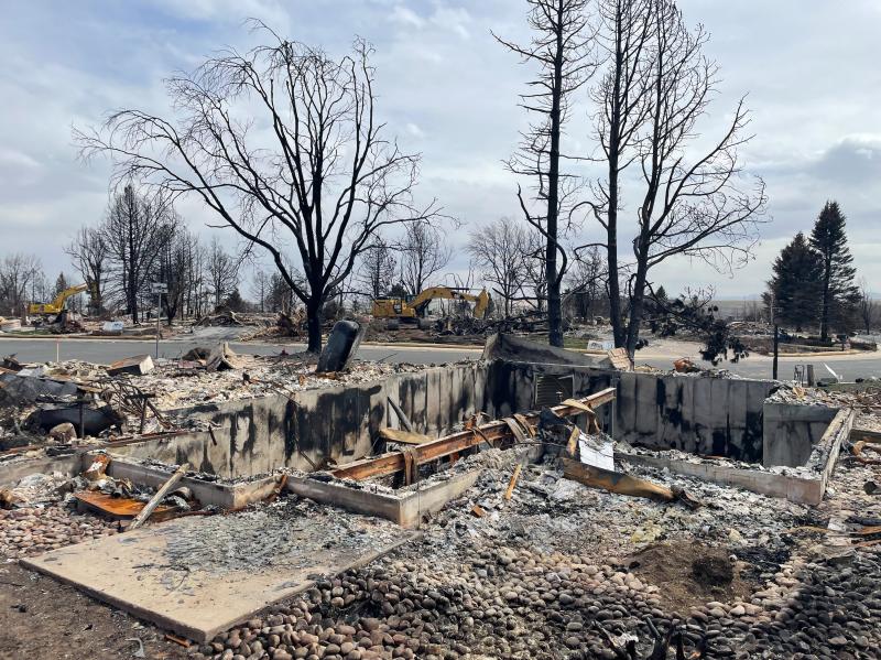 More than 3 months after the Marshall Fire, clean up is only beginning near Louisville, Colo. More than 3 months after the Marshall Fire, clean up is only beginning near Louisville, Colo.
