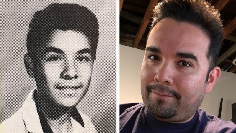 Gilbert Monterrosa was 15 years old (left, from his high school yearbook in 1992) during the Los Angeles Riots. He and some friends decided to loot a Fedco department store where he found something unexpected — Nirvana's album, Nevermind. Gilbert Monterrosa was 15 years old (left, from his high school yearbook in 1992) during the Los Angeles Riots. He and some friends decided to loot a Fedco department store where he found something unexpected — Nirvana's album, Nevermind.