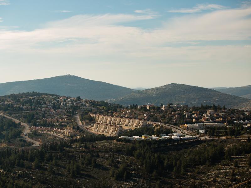 Some residents of the Israeli settlement Eli, shown here in 2016, have been renting out properties there using Airbnb. Some residents of the Israeli settlement Eli, shown here in 2016, have been renting out properties there using Airbnb.