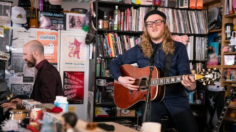 Allen Stone plays a Tiny Desk concert (Max Posner/NPR). Allen Stone plays a Tiny Desk concert (Max Posner/NPR).