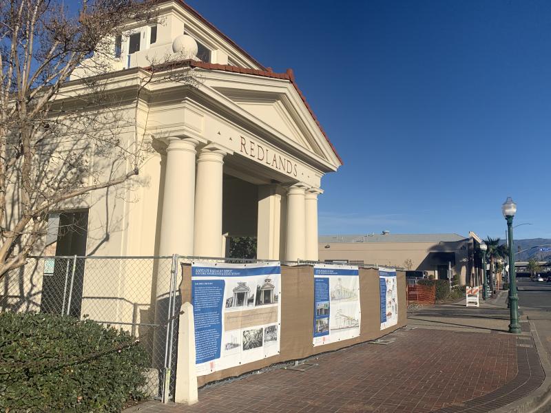 The Santa Fe Rail Depot in downtown Redlands, Calif., is the center of one of three "transit villages' where the city is trying to create livable, walkable communities. The Santa Fe Rail Depot in downtown Redlands, Calif., is the center of one of three "transit villages' where the city is trying to create livable, walkable communities.