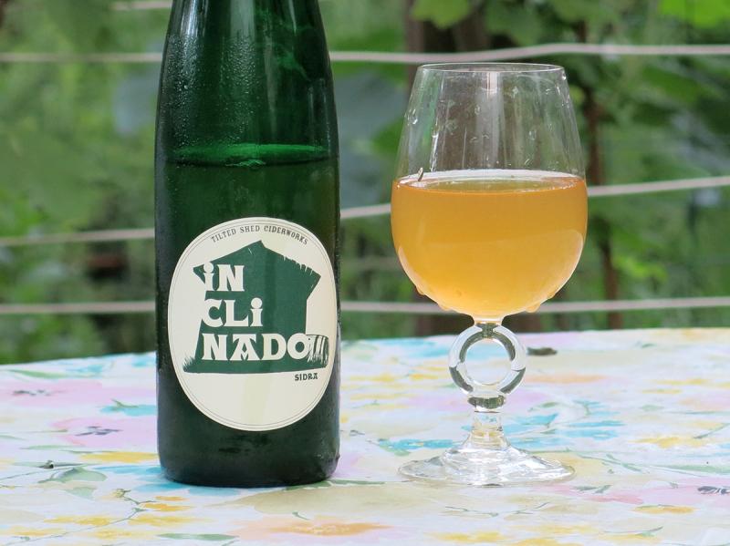 Tilted Shed's "Inclinado," one of the few American impressions of Spanish-style sidra natural. Tilted Shed's "Inclinado," one of the few American impressions of Spanish-style sidra natural.