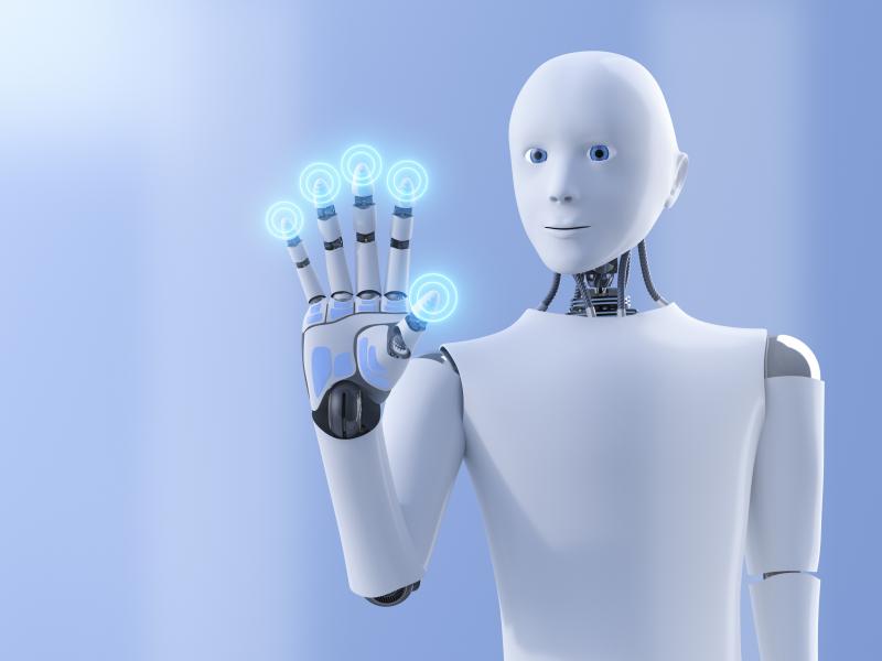 An imagined future speaks in David Ewing Duncan's Talking to Robots. An imagined future speaks in David Ewing Duncan's Talking to Robots.