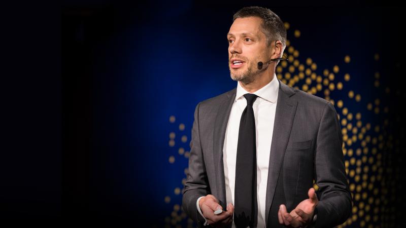 Andrew Dent speaks at TEDNYC Speed of Change - BMWi Partner event, TEDNYC Theater, November 16, 2017, New York, NY. Photo: Jasmina Tomic / TED Andrew Dent speaks at TEDNYC Speed of Change - BMWi Partner event, TEDNYC Theater, November 16, 2017, New York, NY. Photo: Jasmina Tomic / TED
