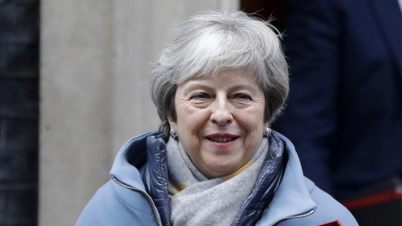 Prime Minister Theresa May leaves Downing Street on Monday to attend parliament. Prime Minister Theresa May leaves Downing Street on Monday to attend parliament.