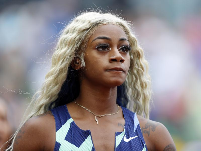 Sha'Carri Richardson, shown here last month, was suspended earlier this year after testing positive for THC. Sha'Carri Richardson, shown here last month, was suspended earlier this year after testing positive for THC.
