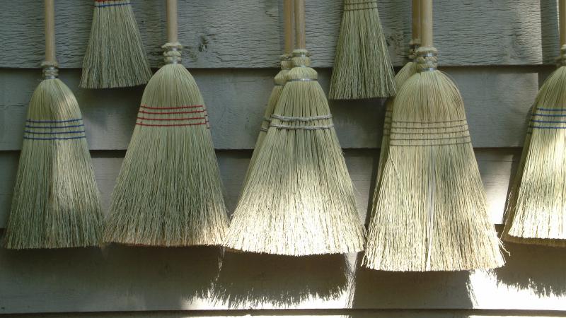 Writers lowered the boom on the broom — metaphorically, of course. Writers lowered the boom on the broom — metaphorically, of course.