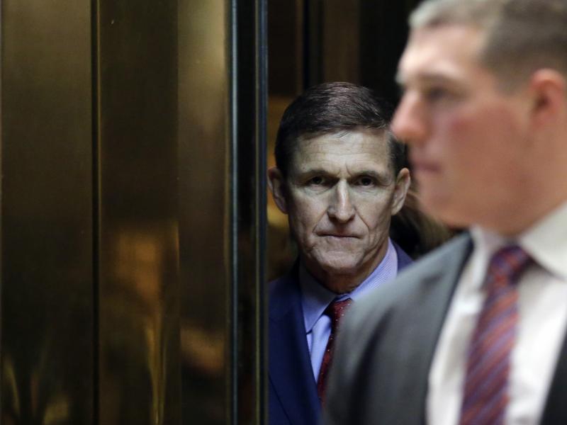 Michael Flynn, here at Trump Tower in December 2016, spent less than a month in the role of President Trump's national security adviser. Michael Flynn, here at Trump Tower in December 2016, spent less than a month in the role of President Trump's national security adviser.