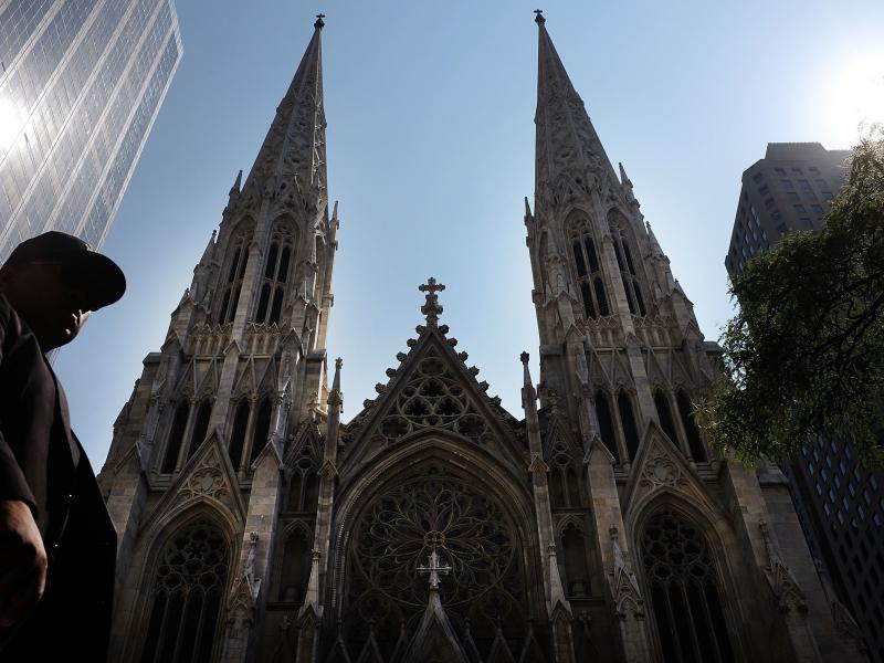 St. Patrick's Cathedral is the seat of the Roman Catholic Archdiocese of New York, which has released a list of 120 clergy members "credibly accused" of child sexual abuse. St. Patrick's Cathedral is the seat of the Roman Catholic Archdiocese of New York, which has released a list of 120 clergy members "credibly accused" of child sexual abuse.
