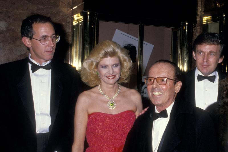 Tony Schwartz (from left), Ivana Trump, photographer Francesco Scavullo and Donald Trump celebrate the publication of Donald Trump's 1987 book, The Art of the Deal, which was ghostwritten by Schwartz. Tony Schwartz (from left), Ivana Trump, photographer Francesco Scavullo and Donald Trump celebrate the publication of Donald Trump's 1987 book, The Art of the Deal, which was ghostwritten by Schwartz.