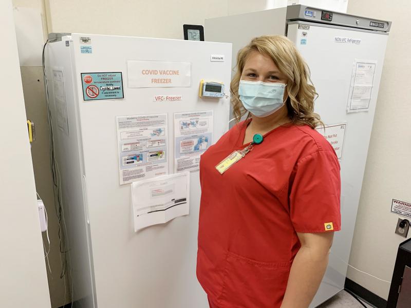 Although she coordinates COVID vaccinations at the federally-subsidized clinic in Linden, Tenn., nurse Kirstie Allen has not yet gotten the vaccine herself. She wants to wait a while and see more research first. In Tennessee, only 42% of adults have recei Although she coordinates COVID vaccinations at the federally-subsidized clinic in Linden, Tenn., nurse Kirstie Allen has not yet gotten the vaccine herself. She wants to wait a while and see more research first. In Tennessee, only 42% of adults have recei