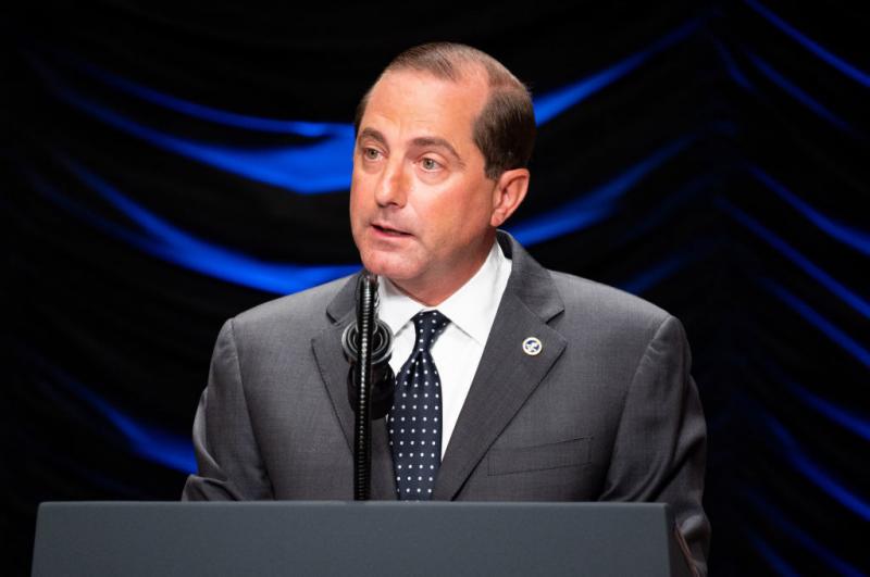 Secretary of Health and Human Services Alex Azar announced his agency is dropping a proposal intended to lower drug prices. Secretary of Health and Human Services Alex Azar announced his agency is dropping a proposal intended to lower drug prices.