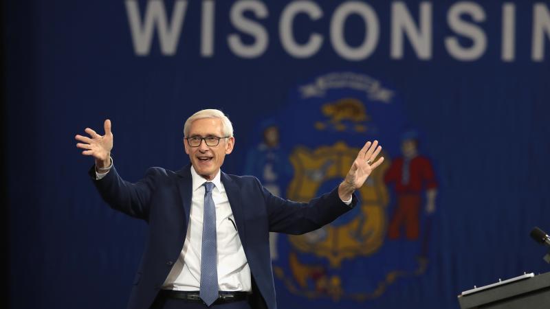Tony Evers, Democratic candidate for governor of Wisconsin, faced a primary opponent who was further left and does not take up all the far-reaching policy positions of Bernie Sanders. But he has embraced the progressive banner, and Sanders has his back in Tony Evers, Democratic candidate for governor of Wisconsin, faced a primary opponent who was further left and does not take up all the far-reaching policy positions of Bernie Sanders. But he has embraced the progressive banner, and Sanders has his back in