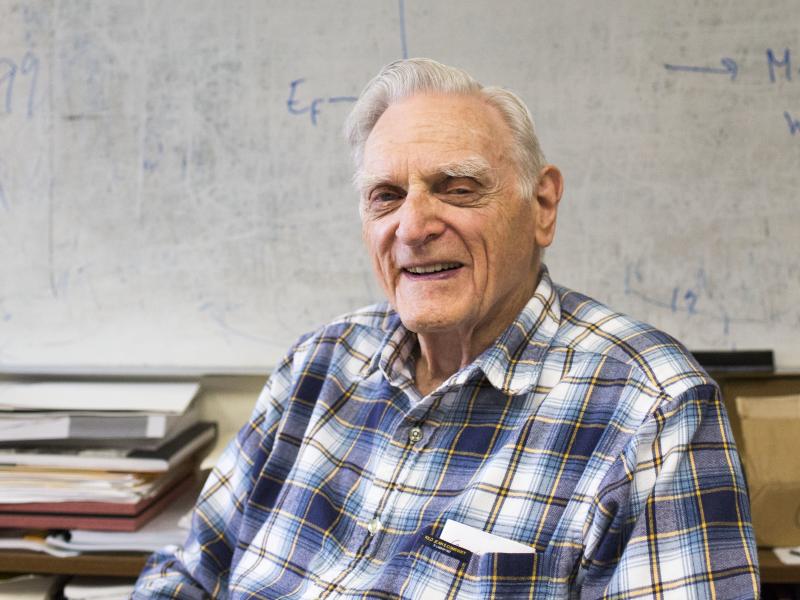 John Goodenough's work led to the lithium-ion battery, now found in everything from phones to electric cars. He and fellow researchers at the University of Texas, Austin say they've come up with a faster-charging alternative. John Goodenough's work led to the lithium-ion battery, now found in everything from phones to electric cars. He and fellow researchers at the University of Texas, Austin say they've come up with a faster-charging alternative.