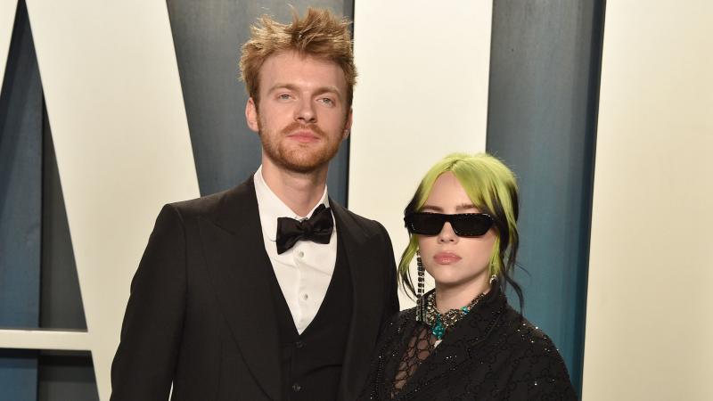 Siblings Finneas O'Connell and Billie Eilish, photographed attending the Vanity Fair Oscar Party on Feb. 9, 2020 in Beverly Hills. Siblings Finneas O'Connell and Billie Eilish, photographed attending the Vanity Fair Oscar Party on Feb. 9, 2020 in Beverly Hills.