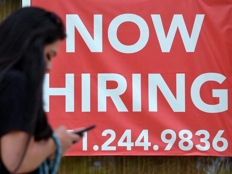 The unemployment rate dipped to 4.8% in September, from 5.2% in August, although some of that decline resulted from people dropping out of the workforce. The unemployment rate dipped to 4.8% in September, from 5.2% in August, although some of that decline resulted from people dropping out of the workforce.