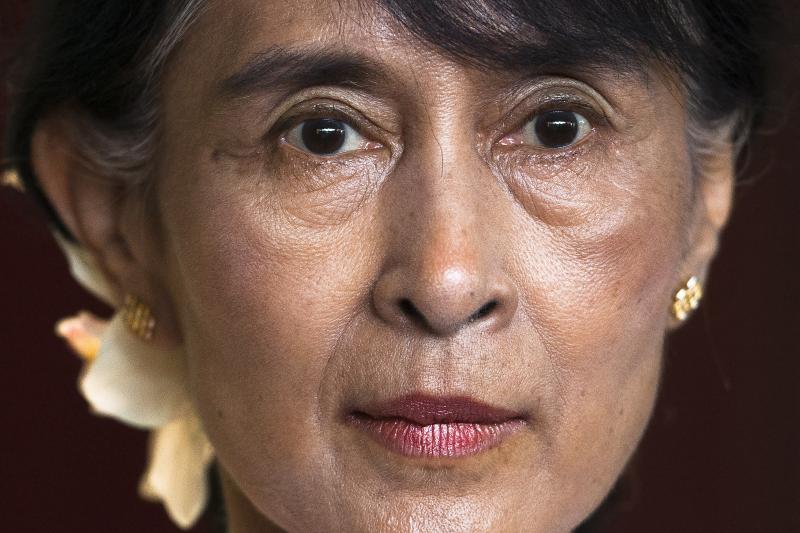 Aung San Suu Kyi briefs the media in Oslo on June 15, 2012. Myanmar's military-installed government has filed five new corruption charges against the ousted leader. Aung San Suu Kyi briefs the media in Oslo on June 15, 2012. Myanmar's military-installed government has filed five new corruption charges against the ousted leader.