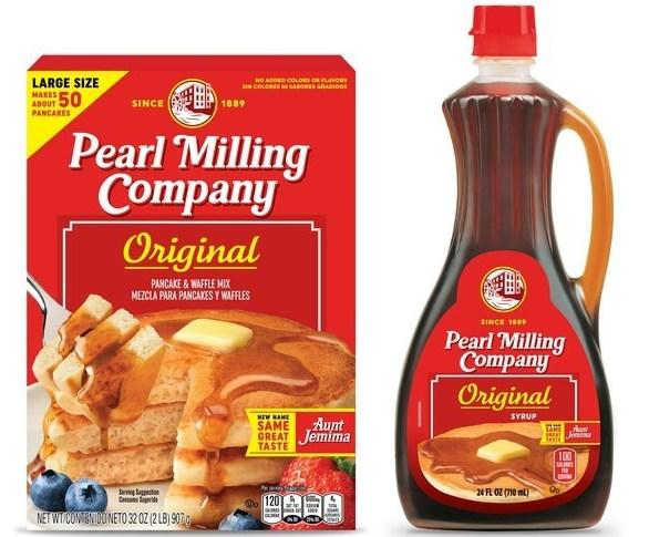 Pearl Milling Company maintains the iconic red and yellow colors of the Aunt Jemima brand. The new brand will hit store shelves in June. Pearl Milling Company maintains the iconic red and yellow colors of the Aunt Jemima brand. The new brand will hit store shelves in June.