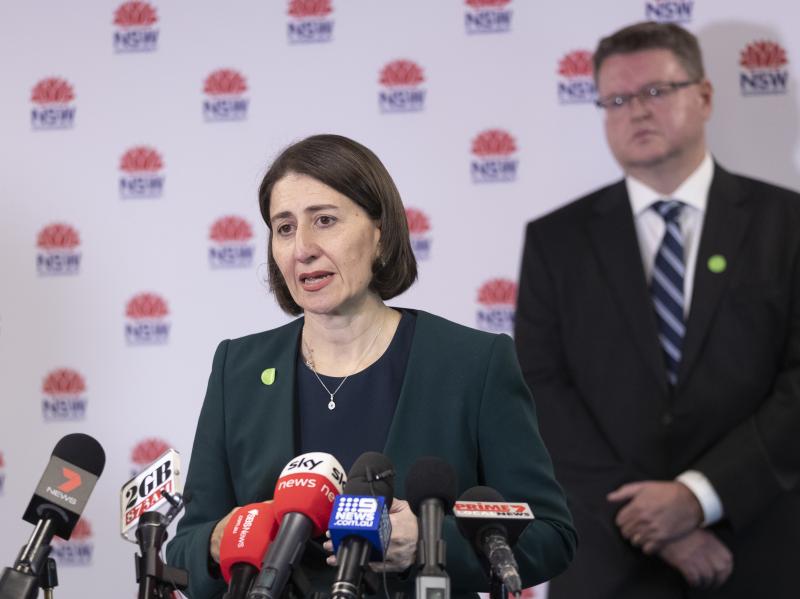 New South Wales Premier Gladys Berejiklian speaks at a news conference in Sydney earlier this week. New South Wales Premier Gladys Berejiklian speaks at a news conference in Sydney earlier this week.