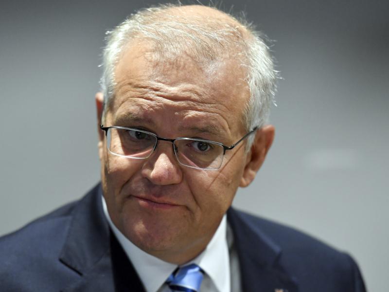 Australian Prime Minister Scott Morrison campaigns in Sydney, Thursday, May 5, 2022. Australian Prime Minister Scott Morrison campaigns in Sydney, Thursday, May 5, 2022.