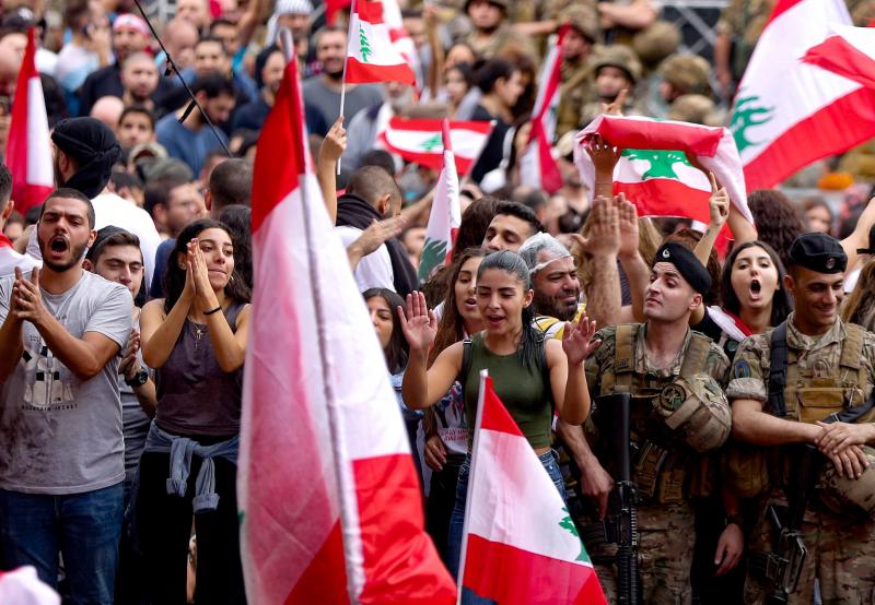 'Baby Shark,' Drinks And Dancing: Lebanon's Protests Are Unlike Any Other