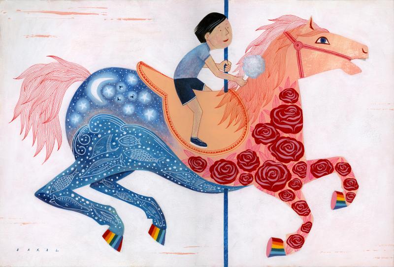 Cotton candy smiles/and merry go round horses/in soft sudden rain — Cindy Guentherman, Loves Park, Ill. Cotton candy smiles/and merry go round horses/in soft sudden rain — Cindy Guentherman, Loves Park, Ill.