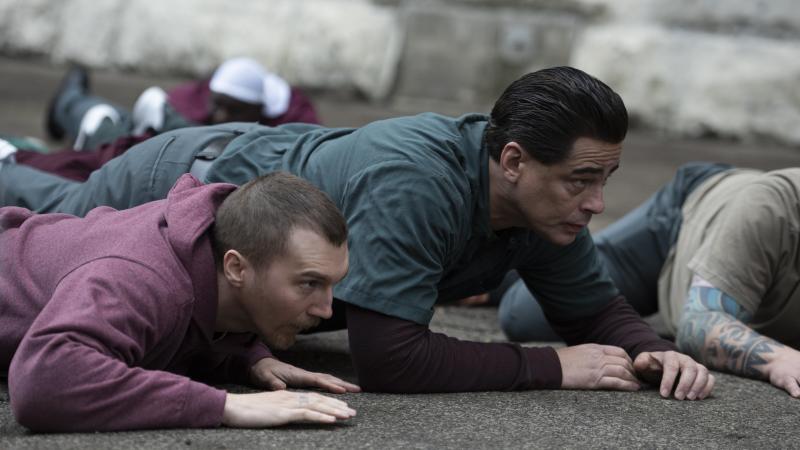 Paul Dano and Benicio del Toro play inmates David Sweat and Richard Matt in Escape at Dannemora. Paul Dano and Benicio del Toro play inmates David Sweat and Richard Matt in Escape at Dannemora.
