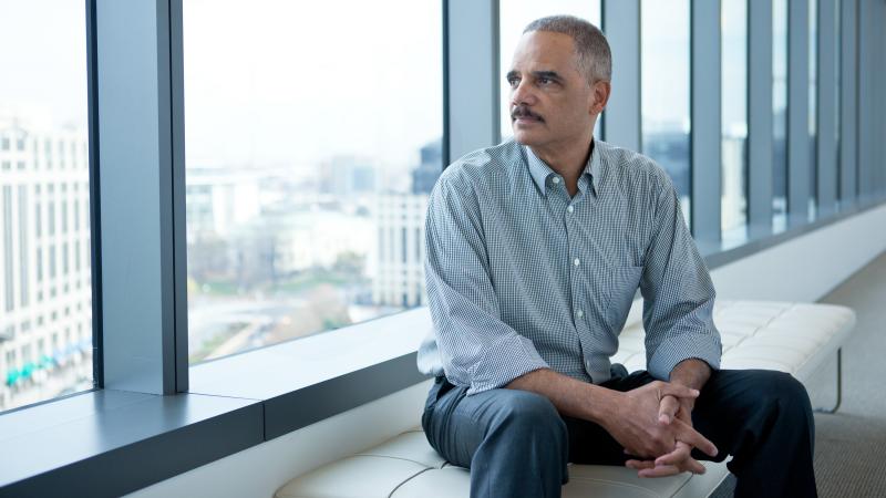 Former Attorney General Eric Holder poses for a portrait at CityCenterDC, Friday, Dec. 11, 2015 in Washington, D.C. Former Attorney General Eric Holder poses for a portrait at CityCenterDC, Friday, Dec. 11, 2015 in Washington, D.C.
