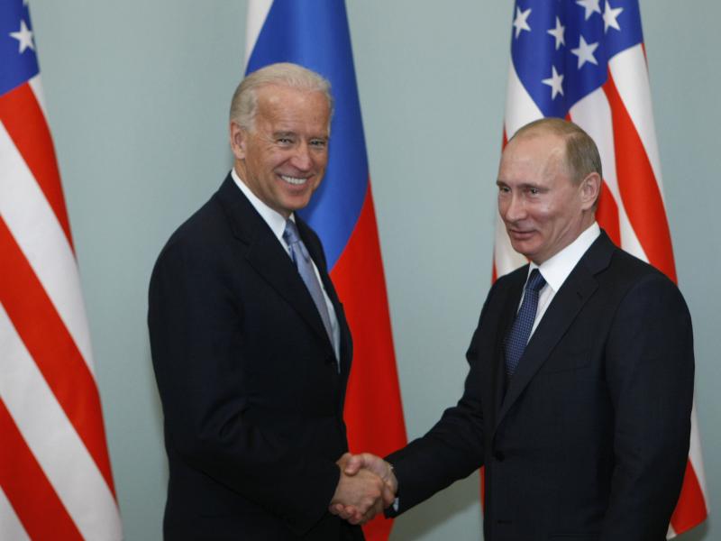 Joe Biden met with Vladimir Putin in Moscow in 2011, when Biden was U.S. vice president and Putin was Russia's prime minister. A decade later, the two will meet as presidents in Geneva on June 16. Joe Biden met with Vladimir Putin in Moscow in 2011, when Biden was U.S. vice president and Putin was Russia's prime minister. A decade later, the two will meet as presidents in Geneva on June 16.