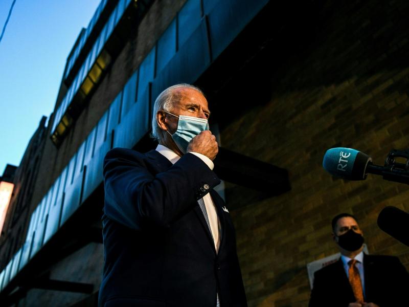 President-elect Joe Biden addresses reporters Tuesday in Wilmington, Del. President-elect Joe Biden addresses reporters Tuesday in Wilmington, Del.