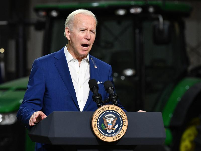 President Biden appeared to accuse Russian President Vladimir Putin of a "genocide" in Ukraine on Tuesday as he spoke in Iowa about his administration's efforts to bring down spiking fuel prices. President Biden appeared to accuse Russian President Vladimir Putin of a "genocide" in Ukraine on Tuesday as he spoke in Iowa about his administration's efforts to bring down spiking fuel prices.